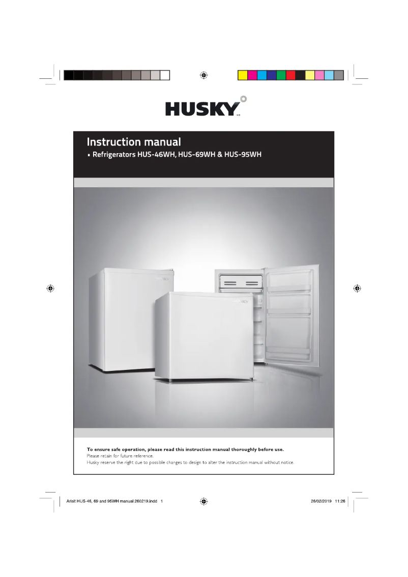Page n°1 - Manuel utilisateur Husky HUS-95WH