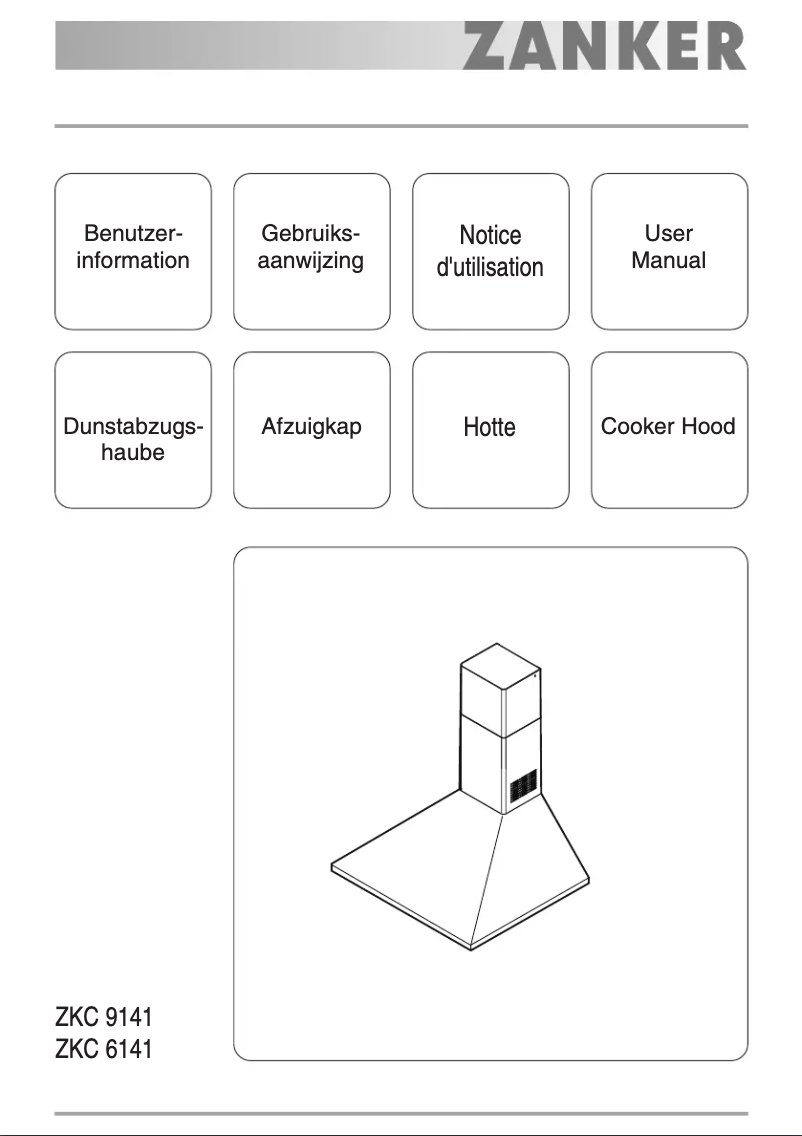 Image de la première page du manuel de l'appareil ZKC6141X