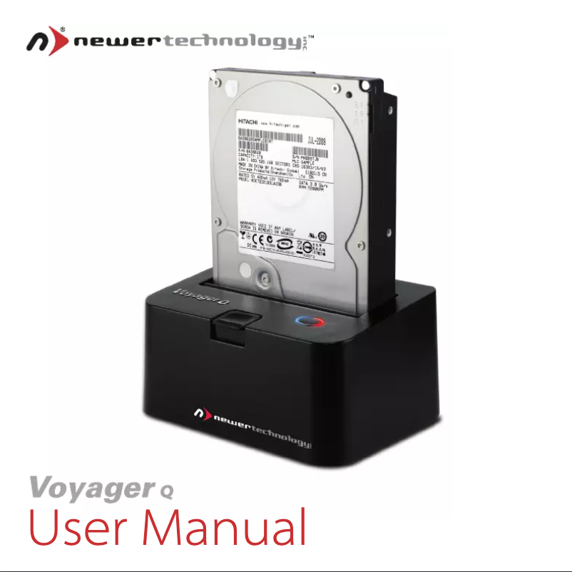 Page 1 de la notice Manuel utilisateur NewerTech Voyager Q