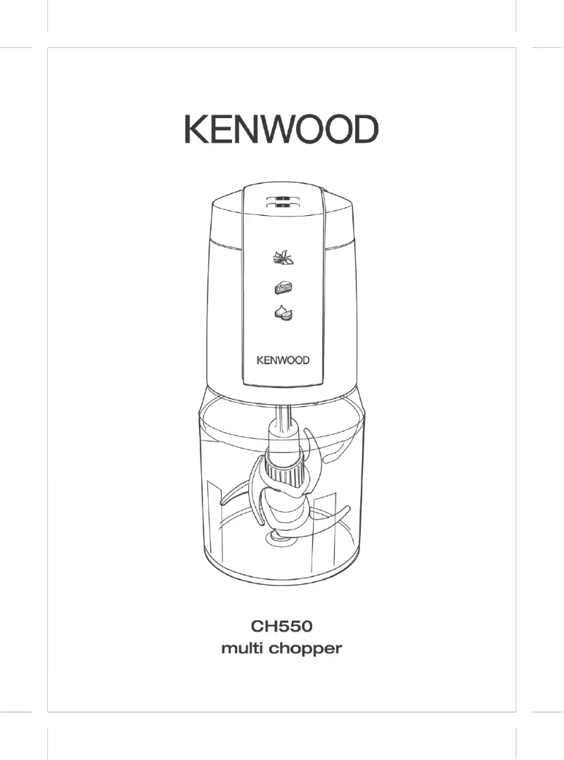 Page 1 de la notice Manuel utilisateur Kenwood CH550