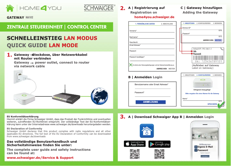Page n°1 - Manuel utilisateur Schwaiger HA102