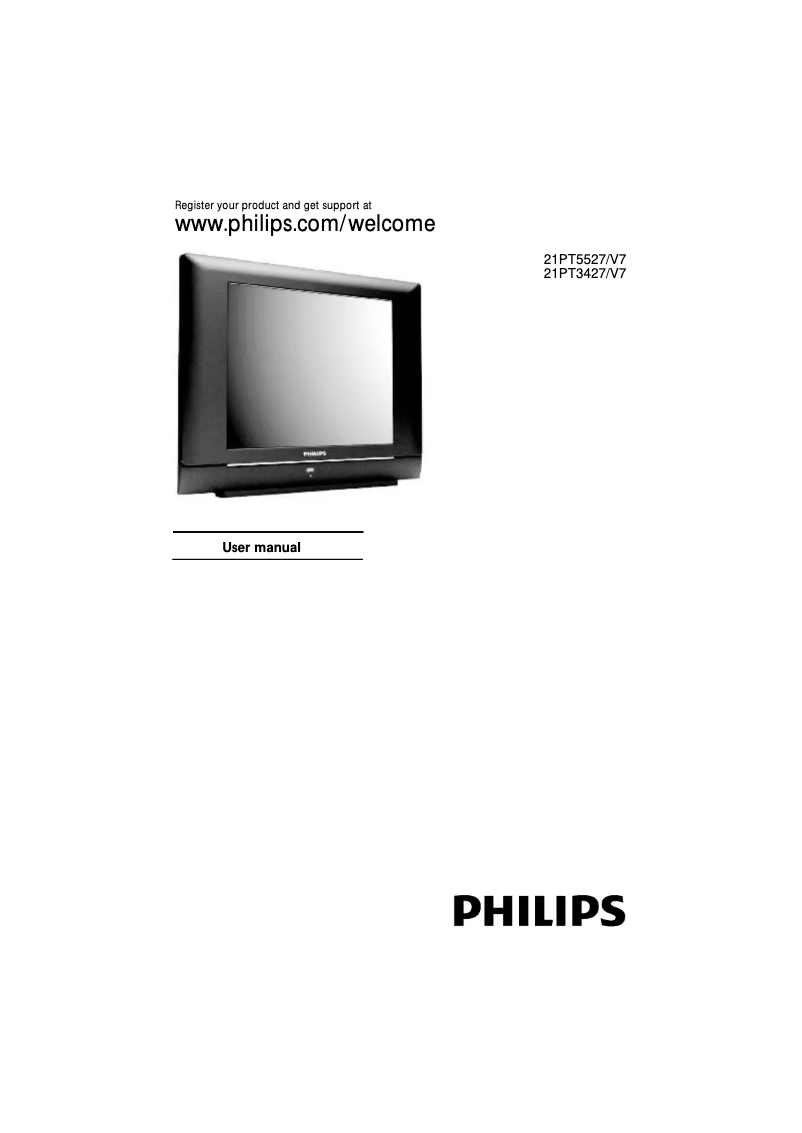 Page n°1 - Manuel utilisateur Philips 21PT5527
