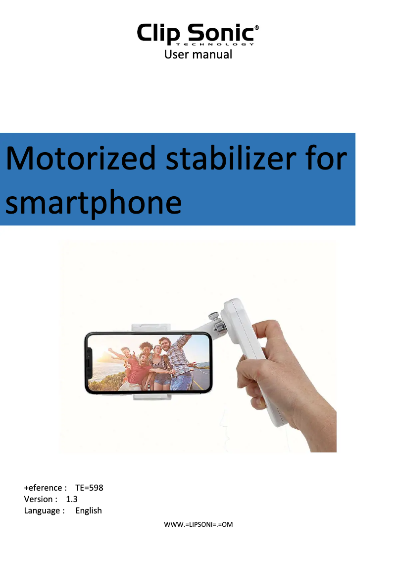 Página 1 del manual Manual de usuario Livoo TEC598