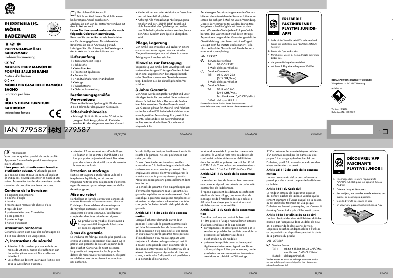Imagen de la primera página del manual del dispositivo IAN 279587