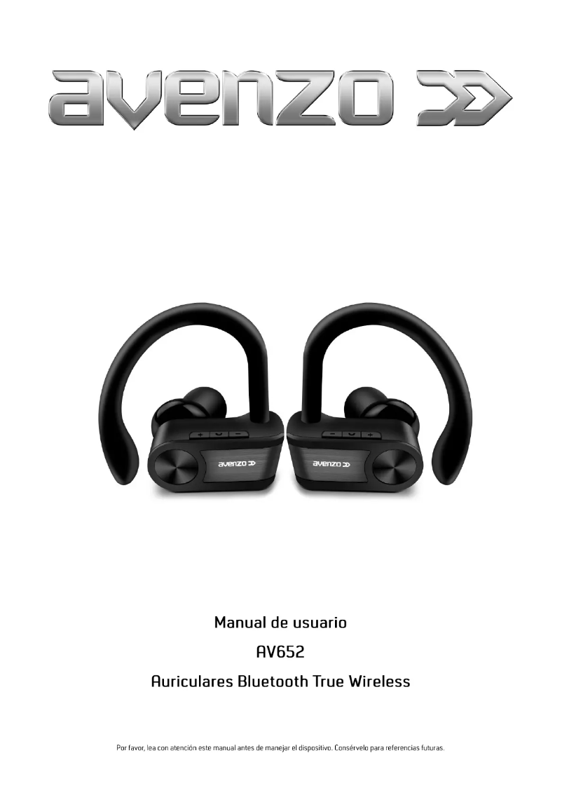 Image de la première page du manuel de l'appareil AV652