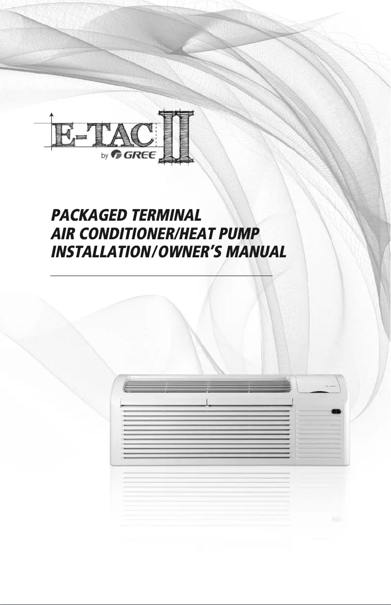 Image de la première page du manuel de l'appareil ETAC2-12HC230VA-CP