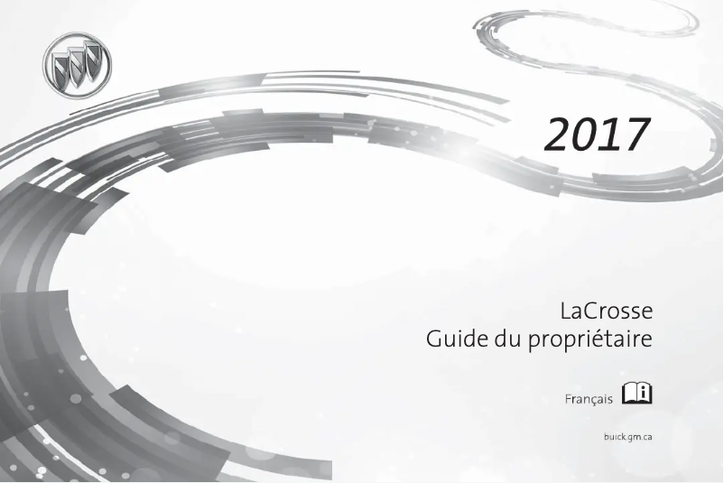 Page n°1 - Manuel utilisateur Buick Lacrosse (2017)