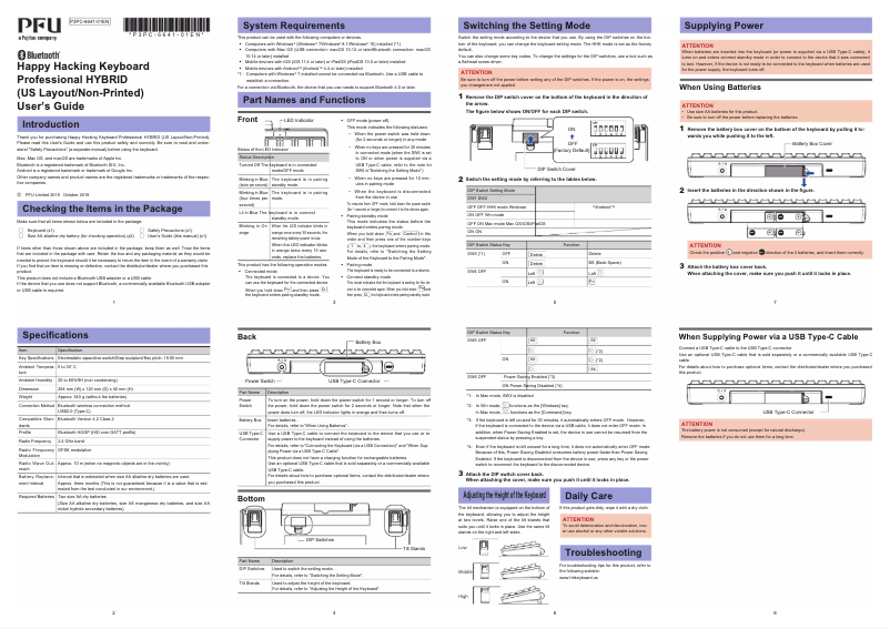 Página 1 del manual Manual de usuario Fujitsu CG01000-297101