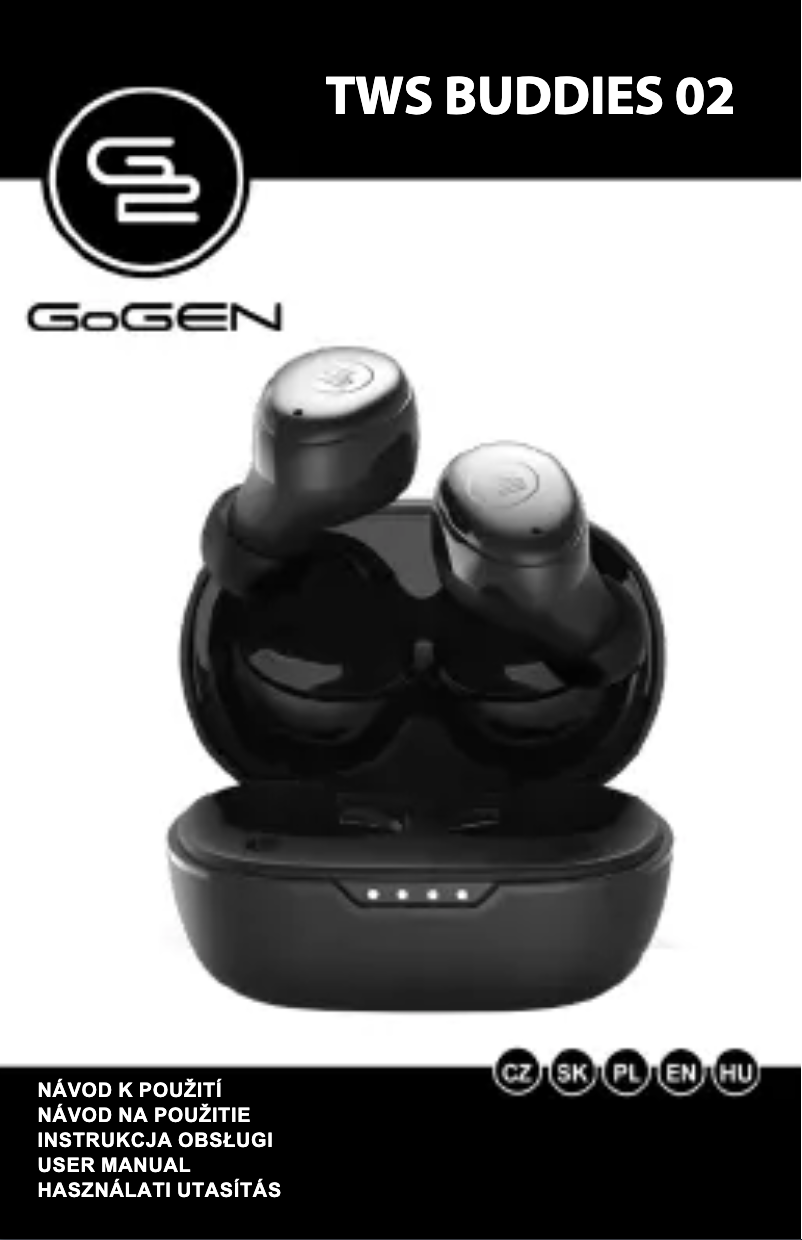 Imagen de la primera página del manual del dispositivo TWS BUDDIES evo 2