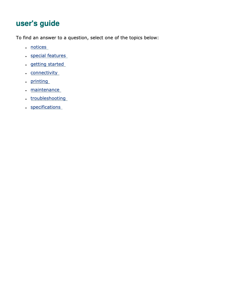 Página 1 del manual Manual de usuario HP Deskjet 5850