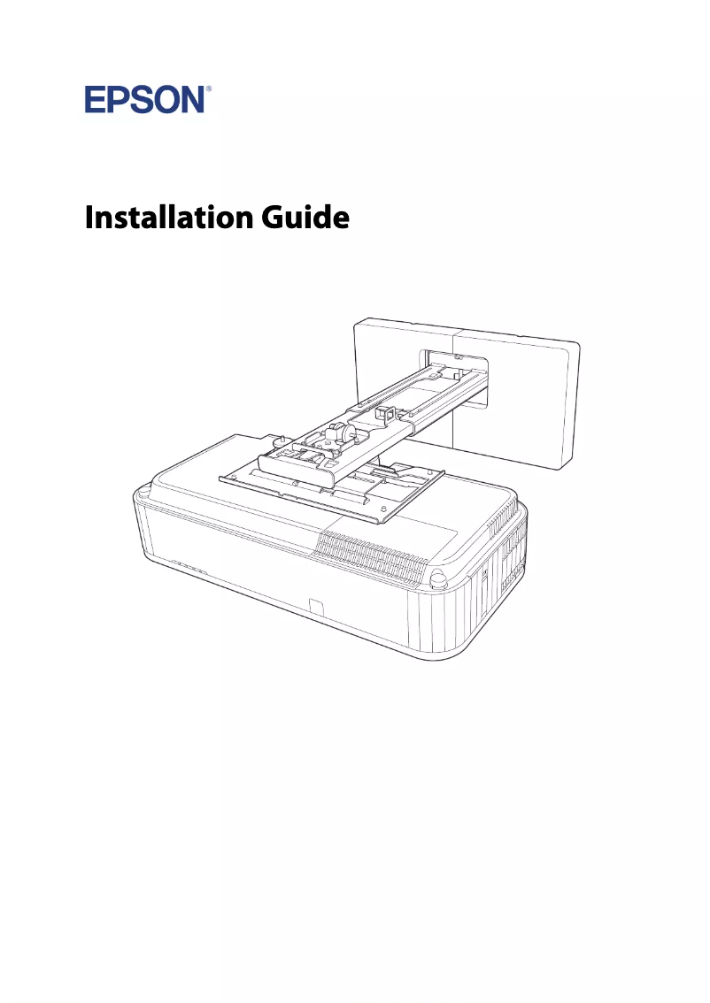 Página 1 del manual Guía de instalación Epson ELPMB75