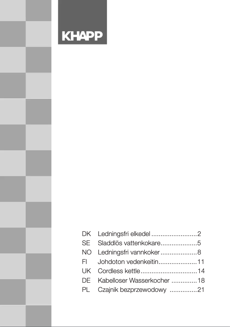 Image de la première page du manuel de l'appareil 15130002