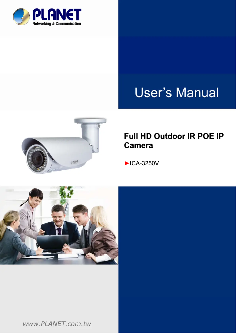 Image de la première page du manuel de l'appareil ICA-3250V