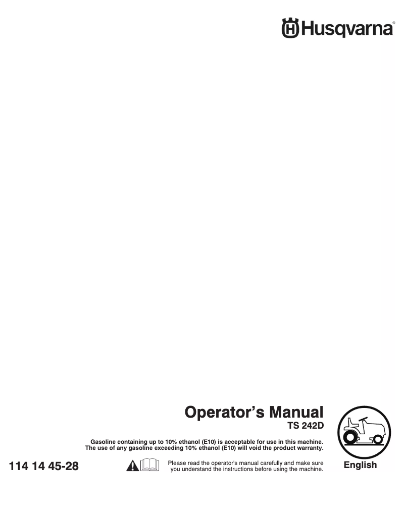Image de la première page du manuel de l'appareil TS 242D