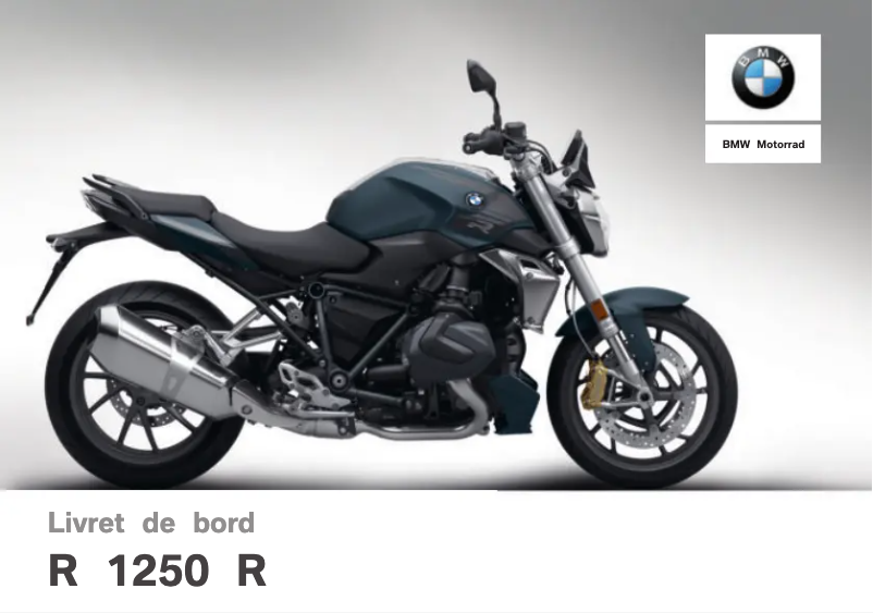 Page 1 de la notice Manuel utilisateur BMW R 1250 R (2019)