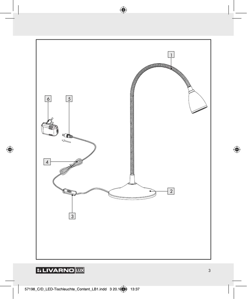 Page 1 de la notice Manuel utilisateur Livarno Lux D35-12-100