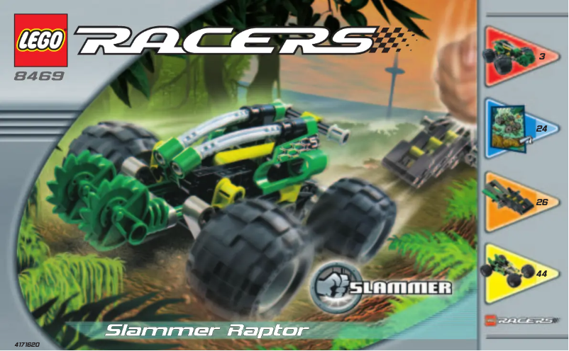 Página 1 del manual Manual de usuario Lego Slammer Raptor
