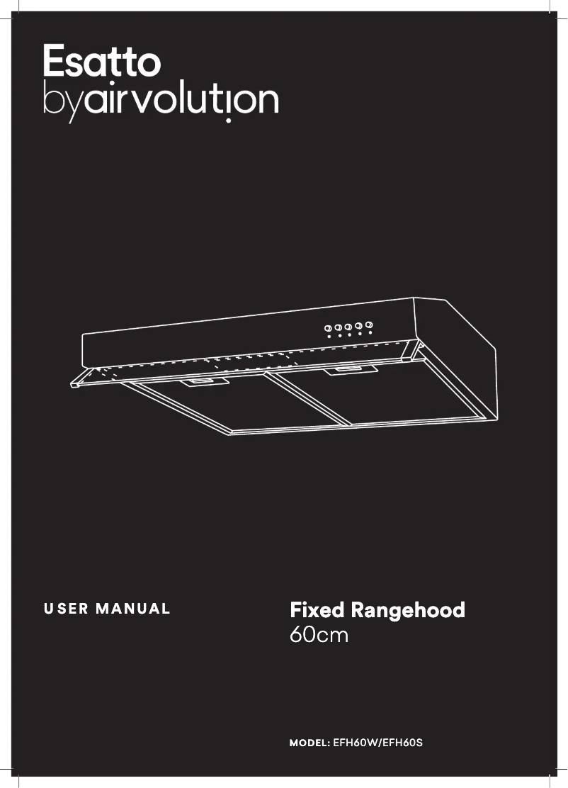 Page 1 de la notice Manuel utilisateur Esatto EFH60S