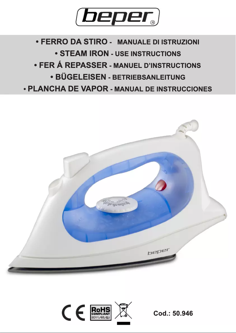 Page 1 de la notice Manuel utilisateur Beper 50.946