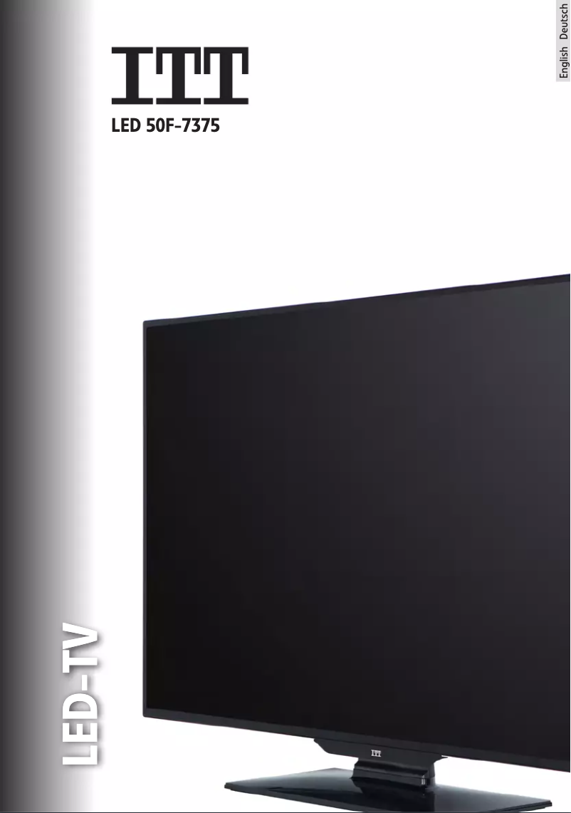 Page 1 de la notice Manuel utilisateur ITT LED 50F-7375-B