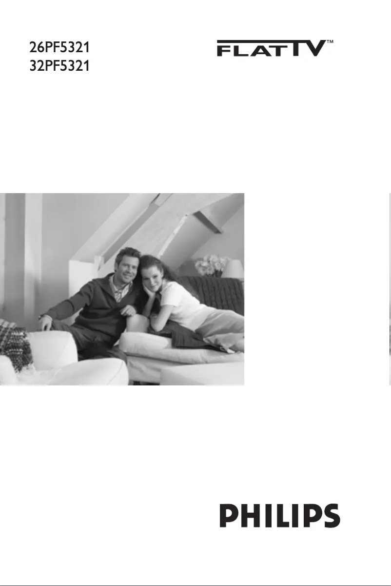 Page 1 de la notice Manuel utilisateur Philips 26PF5321