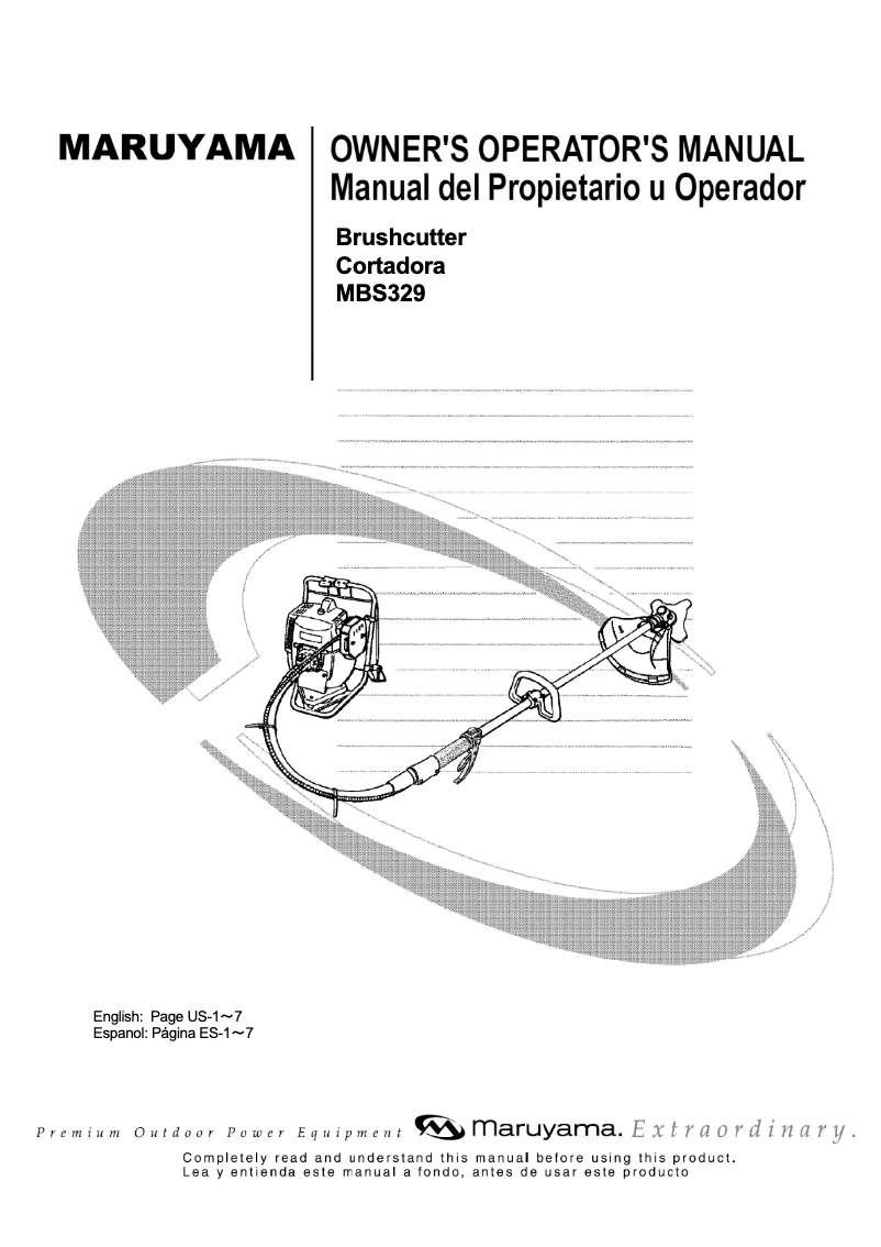 Image de la première page du manuel de l'appareil MBS329