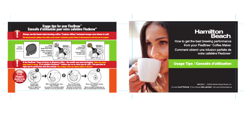 Image de la première page du manuel de l'appareil FlexBrew 49950C