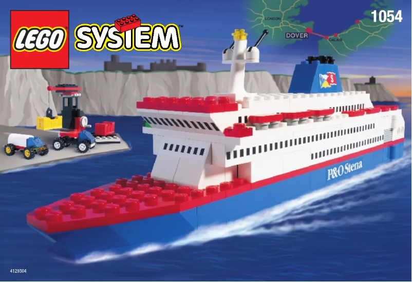 Page 1 de la notice Manuel utilisateur Lego P&O STENAFÆRGE