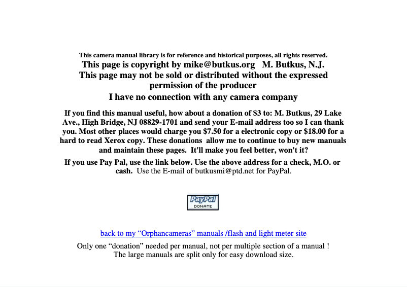 Image de la première page du manuel de l'appareil F70D