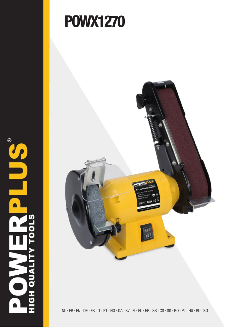 Page n°1 - Manuel utilisateur PowerPlus POWX1270