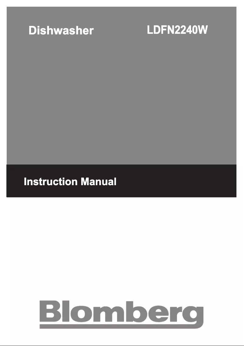 Page n°1 - Manuel utilisateur Blomberg LDFN 2240 W
