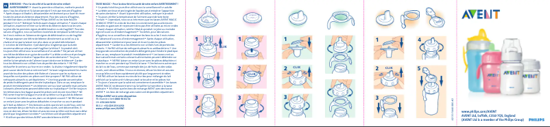 Página 1 del manual Manual de usuario Philips AVENT SCF142