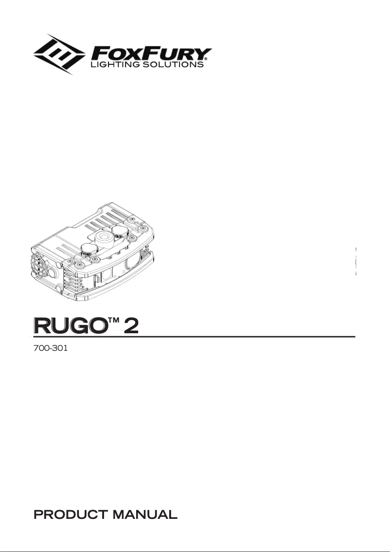 Page n°1 - Manuel utilisateur FoxFury Rugo 2