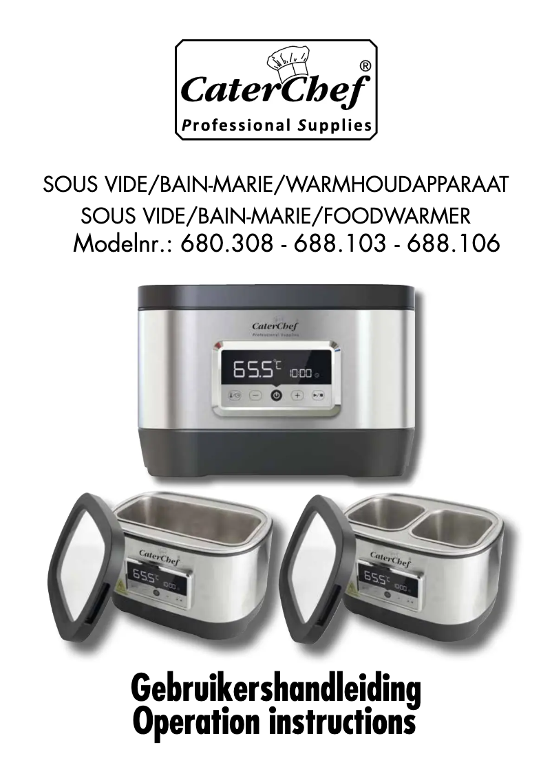 Image de la première page du manuel de l'appareil 680308