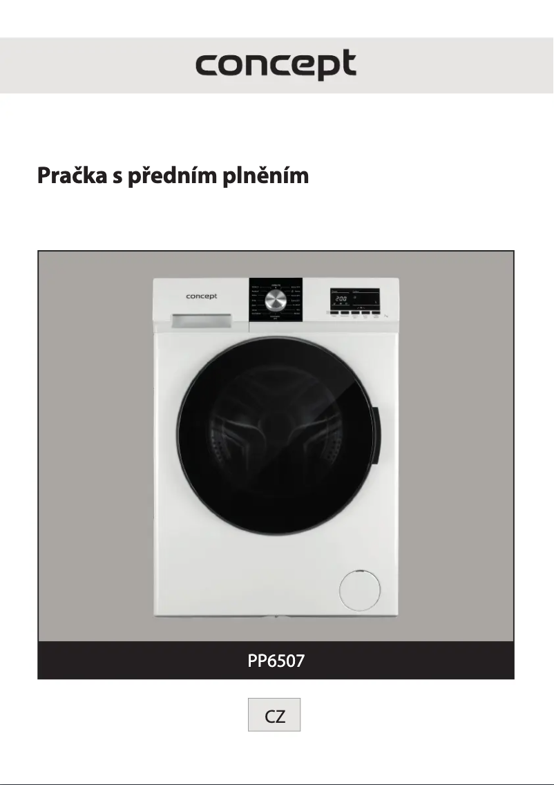 Page 1 de la notice Manuel utilisateur Concept PP6507