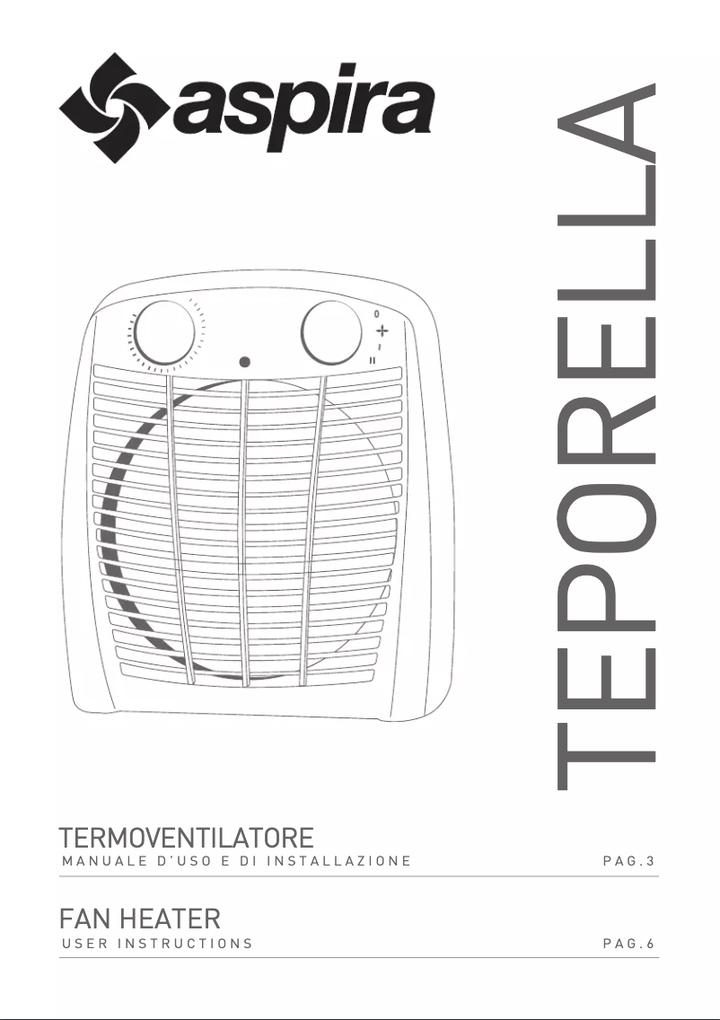 Image de la première page du manuel de l'appareil Teporella