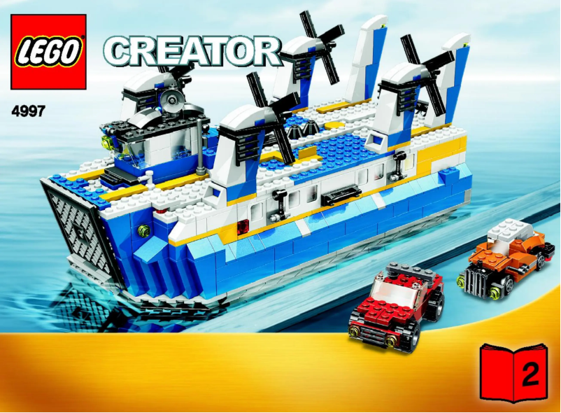 Page 1 de la notice Manuel utilisateur Lego Transport Ferry