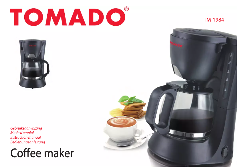 Page 1 de la notice Manuel utilisateur Tomado TM-1984