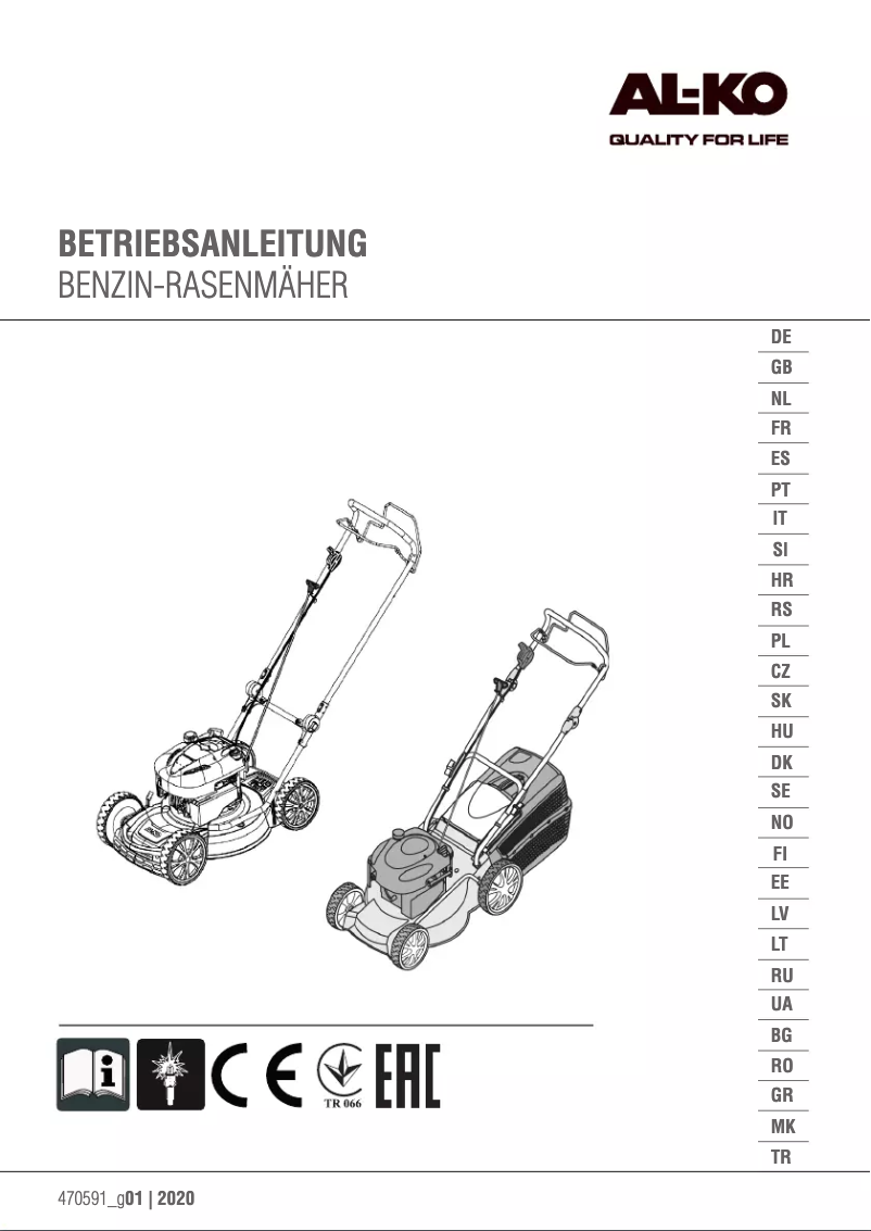 Image de la première page du manuel de l'appareil Highline 473 SP