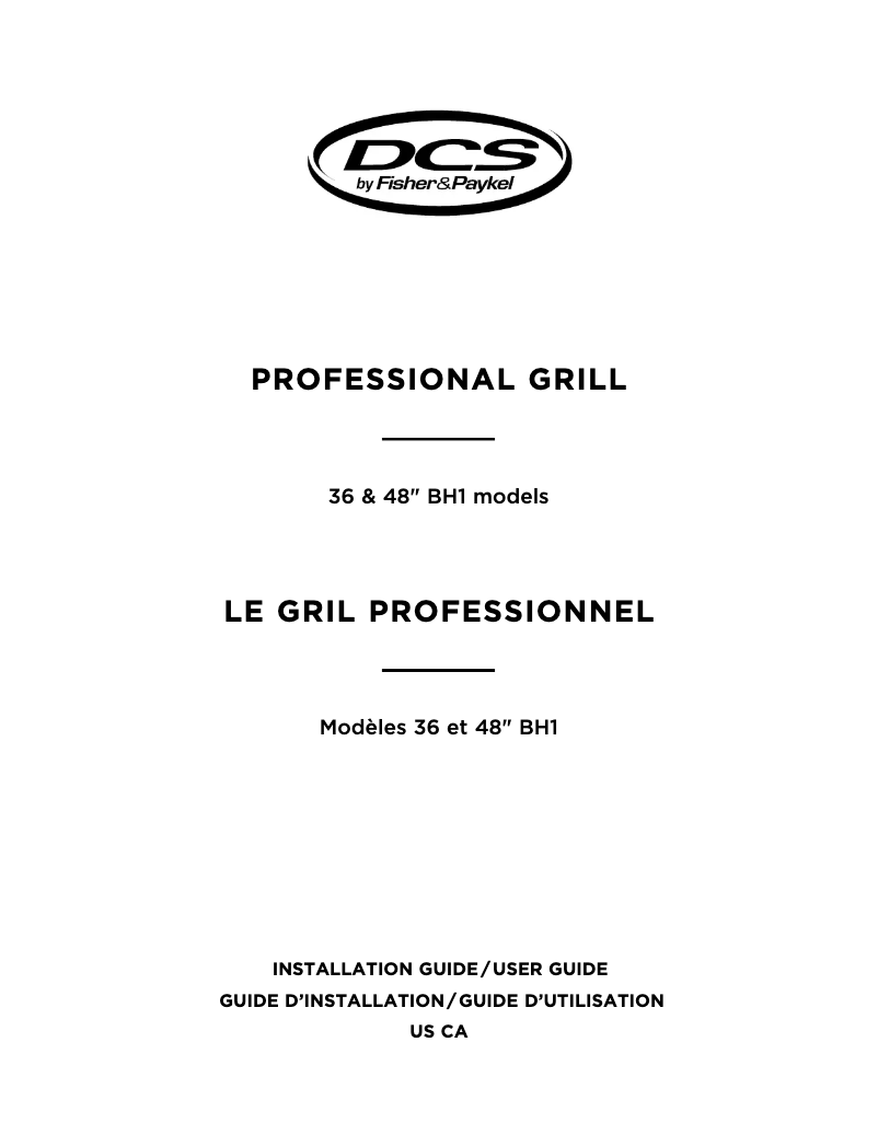 Image de la première page du manuel de l'appareil BGB36-BQAR-N