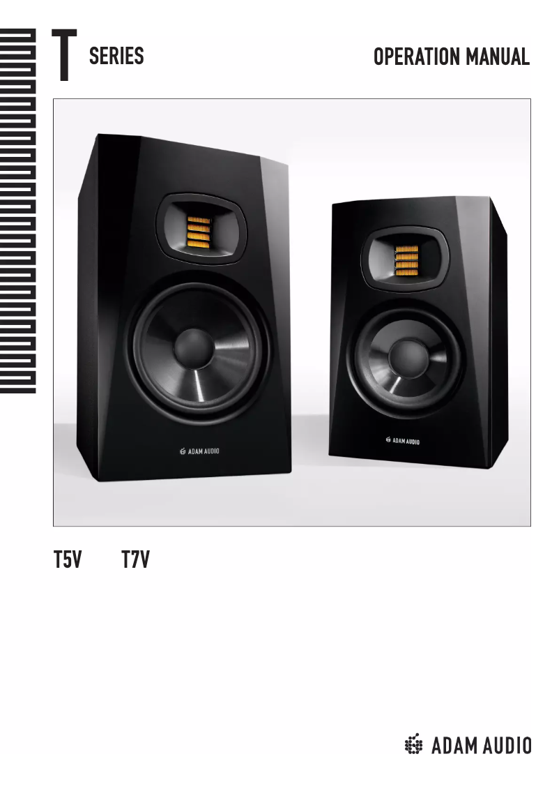 Image de la première page du manuel de l'appareil T7V