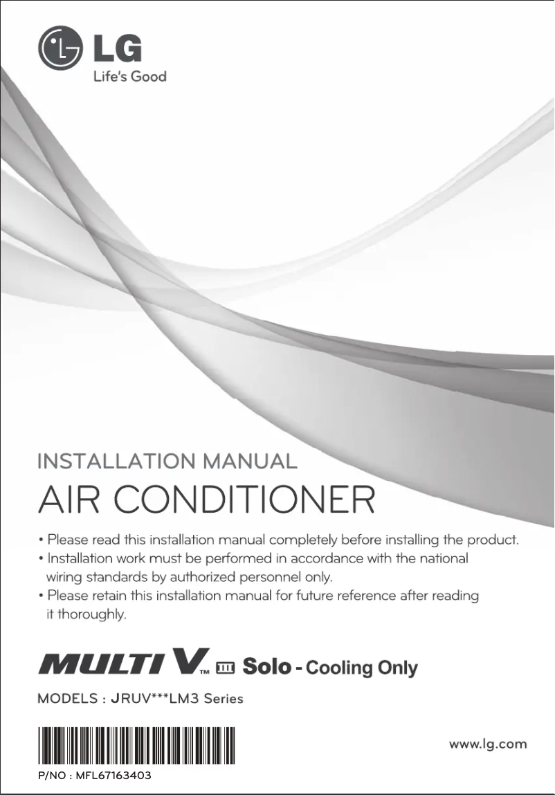 Page n°1 - Manuel utilisateur LG JRUV200LM3