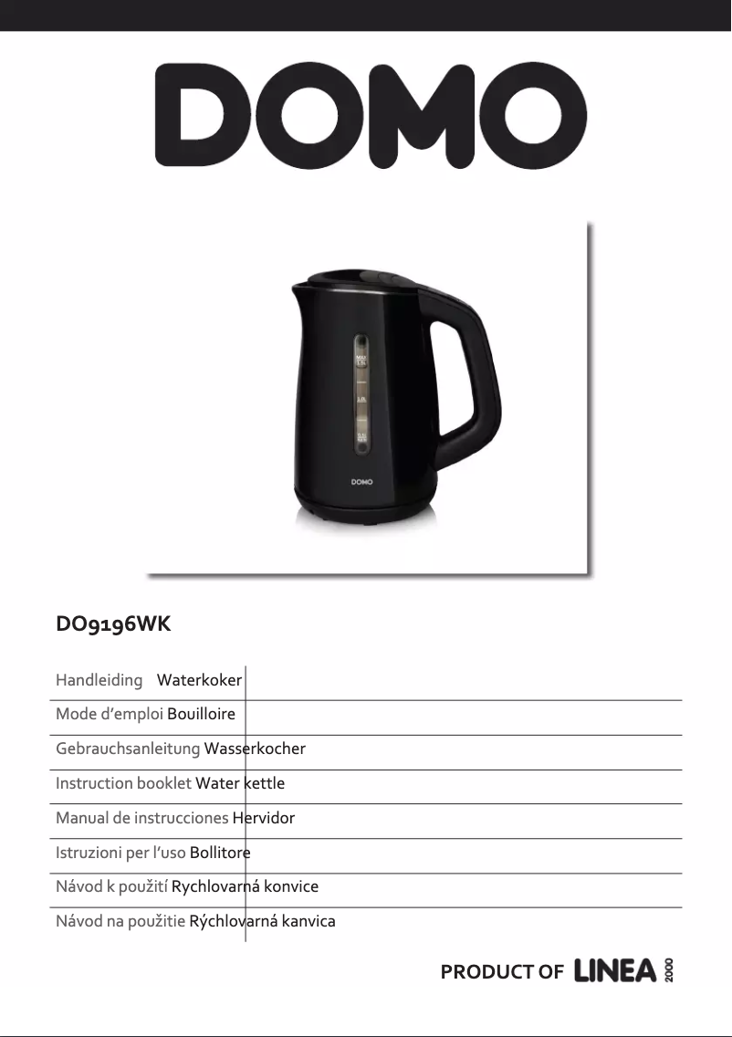 Page 1 de la notice Manuel utilisateur Domo DO9196WK