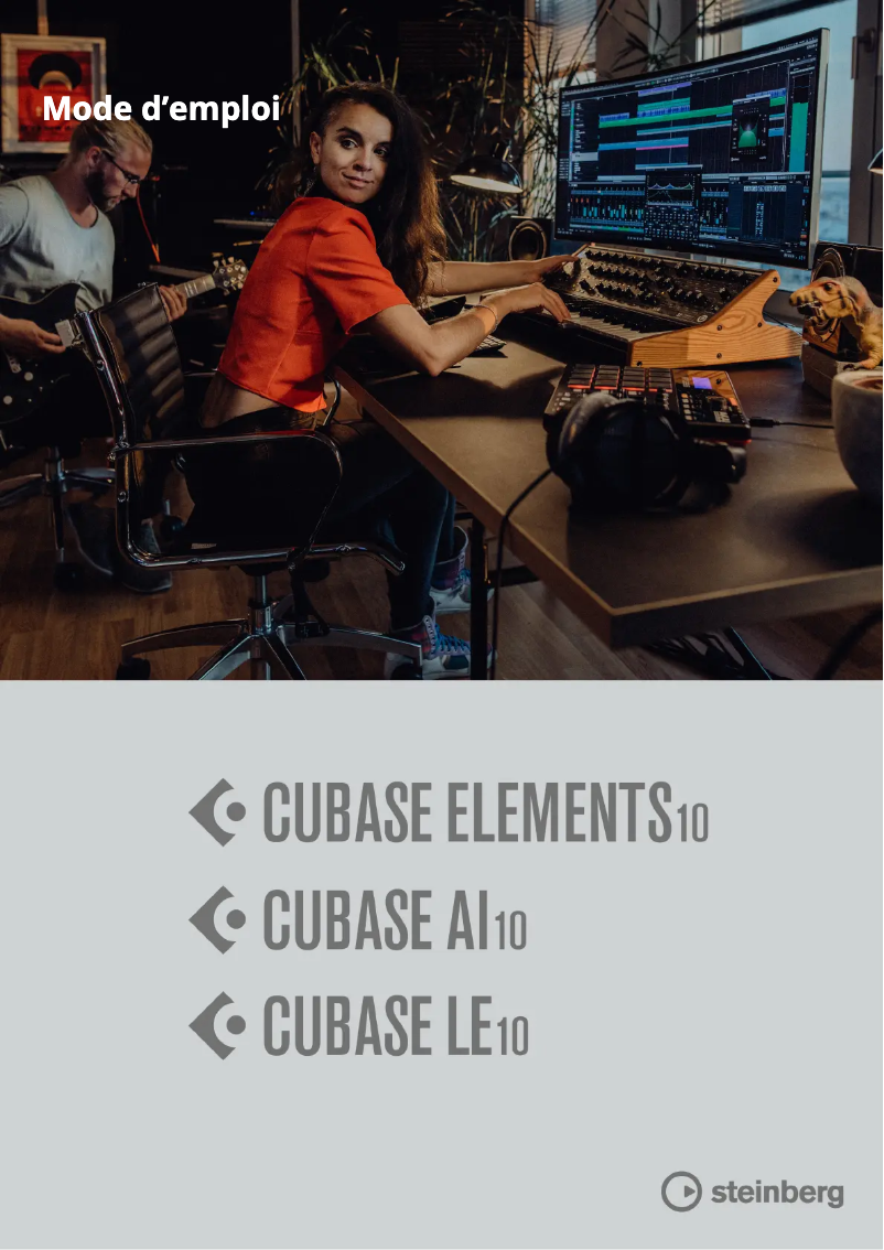 Page 1 de la notice Manuel utilisateur Steinberg Cubase Elements 10