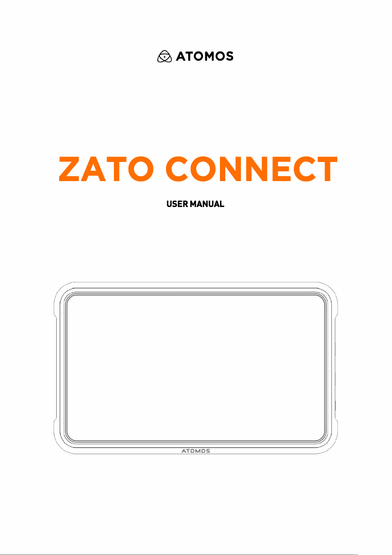Page n°1 - Manuel utilisateur Atomos Zato CONNECT