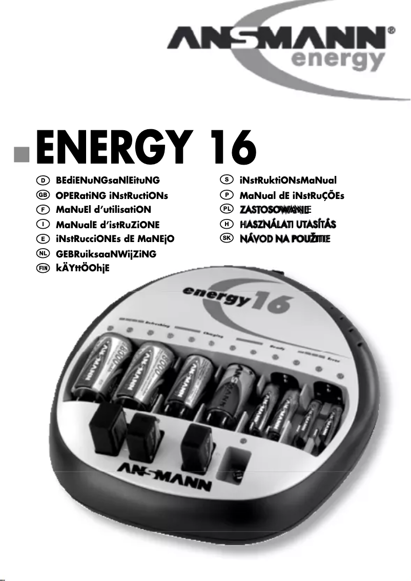 Página 1 del manual Manual de usuario Ansmann Energy 16