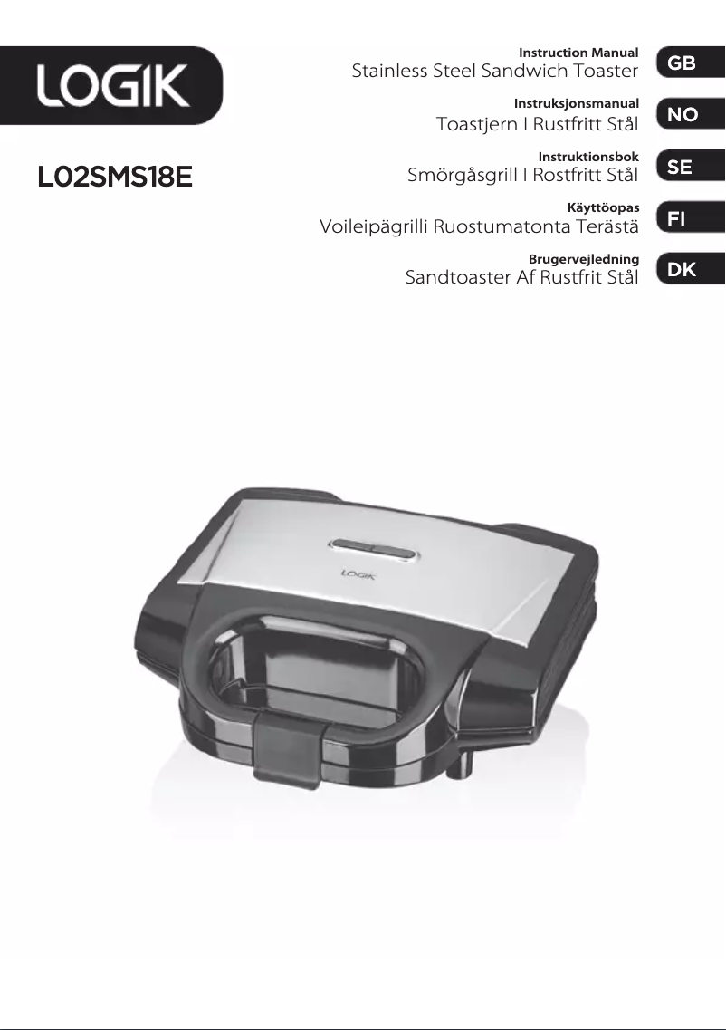 Page 1 de la notice Manuel utilisateur Logik L02SMS18E