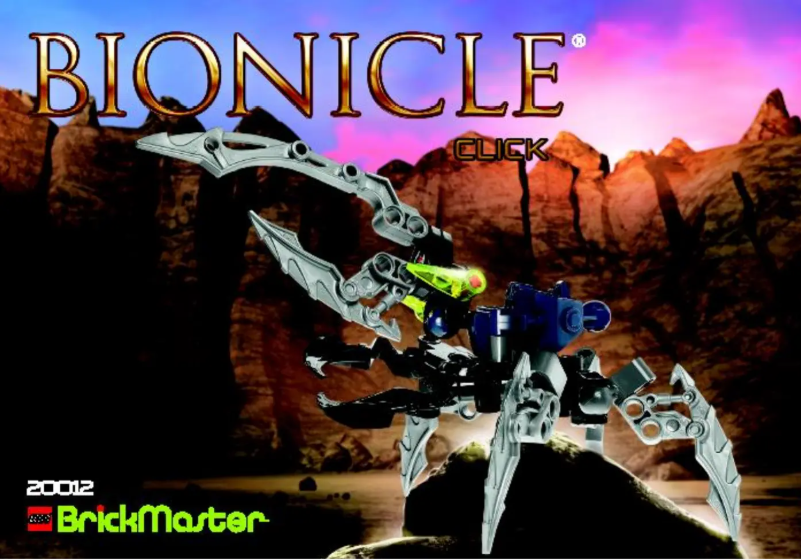 Page 1 de la notice Manuel utilisateur Lego 2009 BM Bionicle SEP