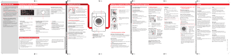 Page n°1 - Manuel utilisateur Miele WCE670 TDos Wifi