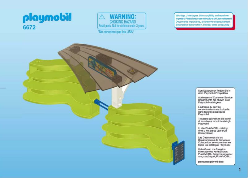 Page n°1 - Manuel utilisateur Playmobil Splish Splash Café